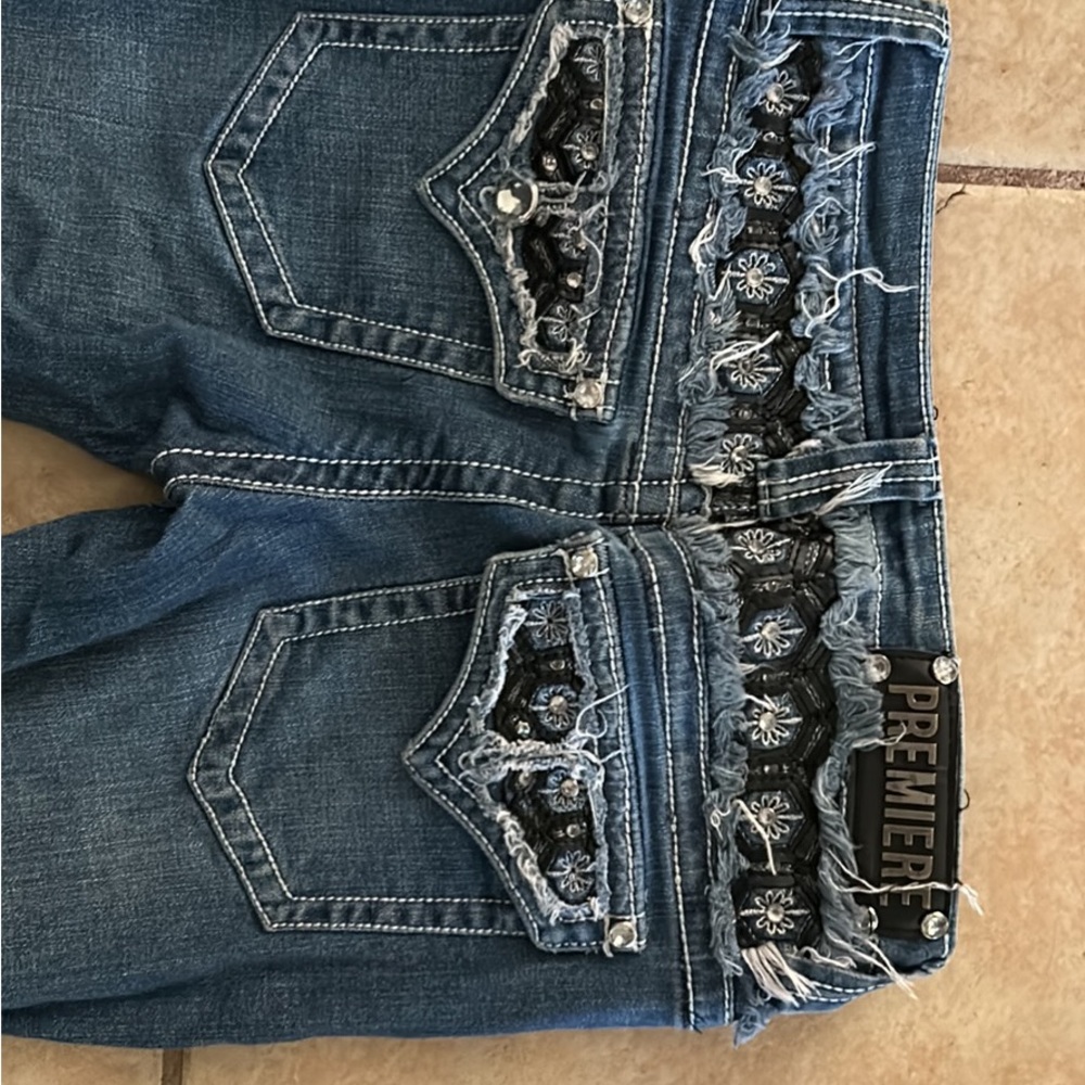 Premiere blue boot cut jeans never have been able to wear them